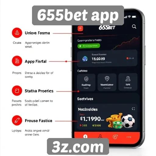 Análise da interface do 655bet app