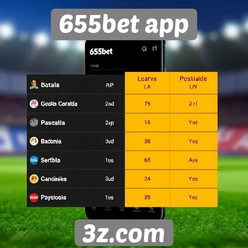 Comparativo entre 655bet app e concorrentes