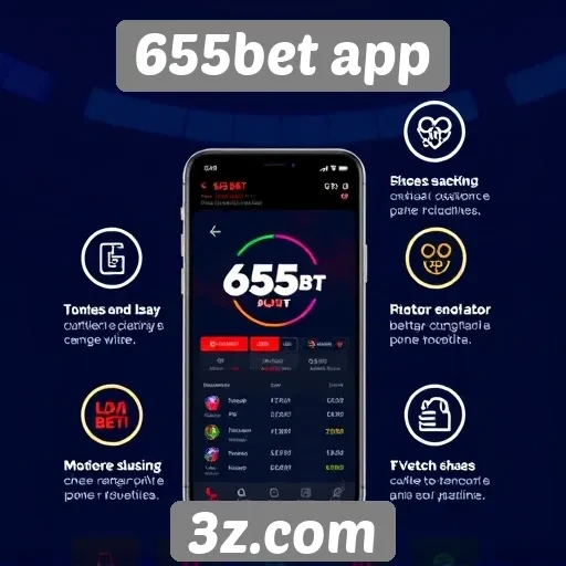 Características da interface do 655bet app